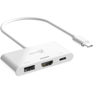 Порт-репликатор J5CREATE USB-C to HDMI 4K@144Hz & USB3.2 with PD100W Blue (JCA399-N)