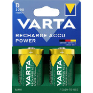 Аккумулятор VARTA Recharge Accu Power D 3000mAh 2шт/уп (56720101412)