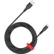 Кабель CANYON OnWire 18TP USB-A to USB-C 18W 2м Black (CNS-AC18SC20B)