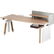 Компьютерный стол с электрорегулировкой высоты SIHOO D07 1.8m Maple/White