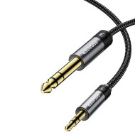 Кабель ESSAGER AUX mini-jack 3.5 mm - jack 6.35 mm 1.2м Gray