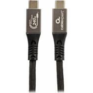 Кабель CABLEXPERT USB4 2.0 80Gbps, 240W(48V5A), 16K60Hz Type-C to Type-C Premium 1м (CCBP-USB4.2-CMCM240-1M)