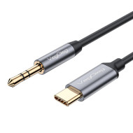 Кабель VEGGIEG V-A624 AUX USB-C to 3.5mm 1м Black