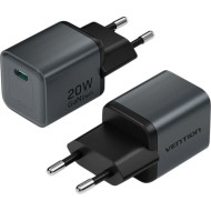 Зарядное устройство VENTION 1xUSB-C GaN Charger 20W Gray (FEVH0-EU)