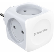Сетевой разветвитель COLORWAY CW-CHE4W White, 4 розетки