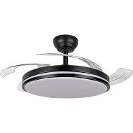 Светильник с вентилятором VIDEX VL-CLF01-60CB Black 60W 3000-6000K
