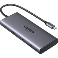 Порт-репликатор UGREEN CM639 Revodok Pro 210 10-in-1 USB-C Hub (15534)
