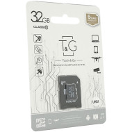 Карта памяти T&G microSDHC 32GB UHS-I Class 10 + SD-adapter (T&G/KP32)
