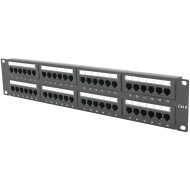 Патч-панель VOLTRONIC 2U 19" 48-port UTP Cat.6a в сборе