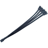 Кабель-разветвитель для вентиляторов 1x4-pin to 4x4-pin Black (S1123)