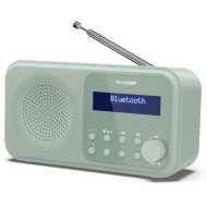 Портативний радіоприймач SHARP DR-P420 Tokyo Portable Digital Radio Aquamarine Green