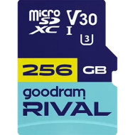 Карта памяти GOODRAM microSDXC Rival M3AA 256GB UHS-I U3 V30 Class 10 (GGSM3AA-2560R12)