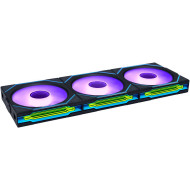 Комплект вентиляторів LIAN LI Uni Fan SL-Infinity Wireless 120 Reverse Blade w/controller Black 3-Pack (G99.12RSLIN1W3B.00)
