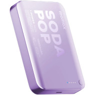 Повербанк с беспроводной зарядкой MOMAX 1-Power Pass Battery Pack 20W 10000mAh Purple (IP166U)