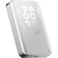 Повербанк с беспроводной зарядкой MOMAX 1-Power Pass Battery Pack 20W 10000mAh Silver (IP166S)