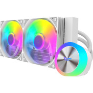 Система водяного охлаждения DARKFLASH Aquaglow DG240 White