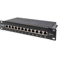 Патч-панель DIGITUS 1U 10" 12-port FTP Cat.6 в сборе (DN-91612S)