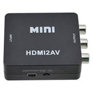 Адаптер STLAB Mini HDMI to AV Black (U-995)