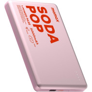 Повербанк с беспроводной зарядкой MOMAX 1-Power Pass Power Bank 20W 5000mAh Pink (IP135AP2)