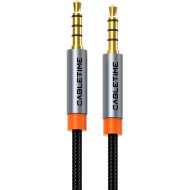 Кабель CABLETIME mini-jack 3.5mm 2м Black (CF18L)