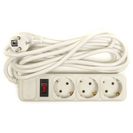 Сетевой фильтр POWERPLANT JY-1054 White, 3 розетки, 3м (PPSA10M30S3)