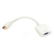 Адаптер POWERPLANT HDMI - VGA White (KD00AS1285)