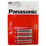 Батарейка PANASONIC Red Zink AAA 4шт/уп (R03REL/4BP)