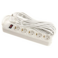 Сетевой фильтр POWERPLANT JY-1056 White, 5 розеток, 7м (PPSA10M70S5)