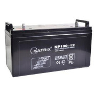 Аккумуляторная батарея MATRIX NP100-12 (12В, 100Ач)