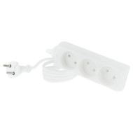 Удлинитель TECRO TSC-3-5 White, 3 розетки, 5м