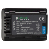 Аккумулятор POWERPLANT Panasonic VW-VBY100 900mAh (DV00DV1387)