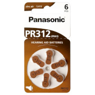 Батарейка для слуховых аппаратов PANASONIC Hearing Aid 312 6шт/уп (PR-312/6LB)