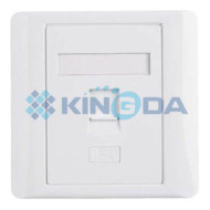 Панель лицевая KINGDA 1хKeystone White (KD-FP05)