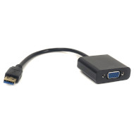 Адаптер POWERPLANT USB - HDMI/VGA/DVI Black (CA910380)