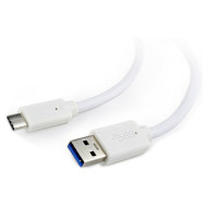Кабель CABLEXPERT USB3.0 AM/CM Premium 1м White (CCP-USB3-AMCM-1M-W)