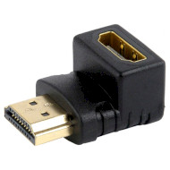 Адаптер угловой CABLEXPERT HDMI Black (A-HDMI90-FML)