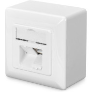 Розетка накладная DIGITUS 2xRJ-45 Cat.6 STP White (DN-9006-N)