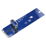 Райзер DYNAMODE NGFF M.2 male to USB 3.0 female PCI-E 1x (RX-RISER-M.2-USB3.0-PCI-E)