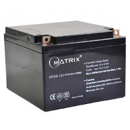 Аккумуляторная батарея MATRIX NP26-12 (12В, 26Ач)