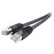 Патч-корд CABLEXPERT U/FTP Cat.5e CCA 1м Black (PP22-1M/BK)