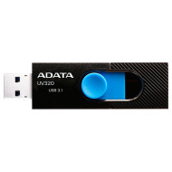 Флэшка 32GB ADATA UV320 USB 3.1 Black/Blue (AUV320-32G-RBKBL)