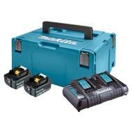 Зарядное устройство MAKITA LXT 7.2/18V 9A DC18RD + Macpack3 + 2 АКБ BL1850B 8V 5.0Ah (197629-2)