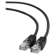 Патч-корд CABLEXPERT U/UTP Cat.5e 0.25м Black (PP12-0.25M/BK)