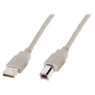 Кабель DIGITUS USB2.0 AM/BM 3м (AK-300102-030-E)