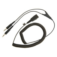 Кабель JABRA Quick Disconnect to 2x3.5mm Jack Cord (8734-599)