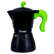 Кофеварка гейзерная CON BRIO CB-6606 Green 300мл