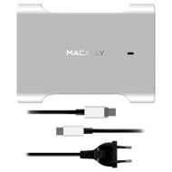 Зарядное устройство MACALLY 61W MacBook/Pro Charger MagPlug Silver w/Type-C to Type-C cable (CHARGER61)