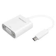 Адаптер MACALLY USB-C - VGA White (UCVGADP)