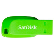 Флэшка SANDISK Cruzer Blade 16GB Green (SDCZ50C-016G-B35GE)