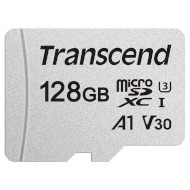Карта памяти TRANSCEND microSDXC 300S 128GB UHS-I U3 V30 A1 Class 10 (TS128GUSD300S)